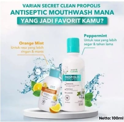 SECRET CLEAN Propolis Antiseptic Mouthwash logo