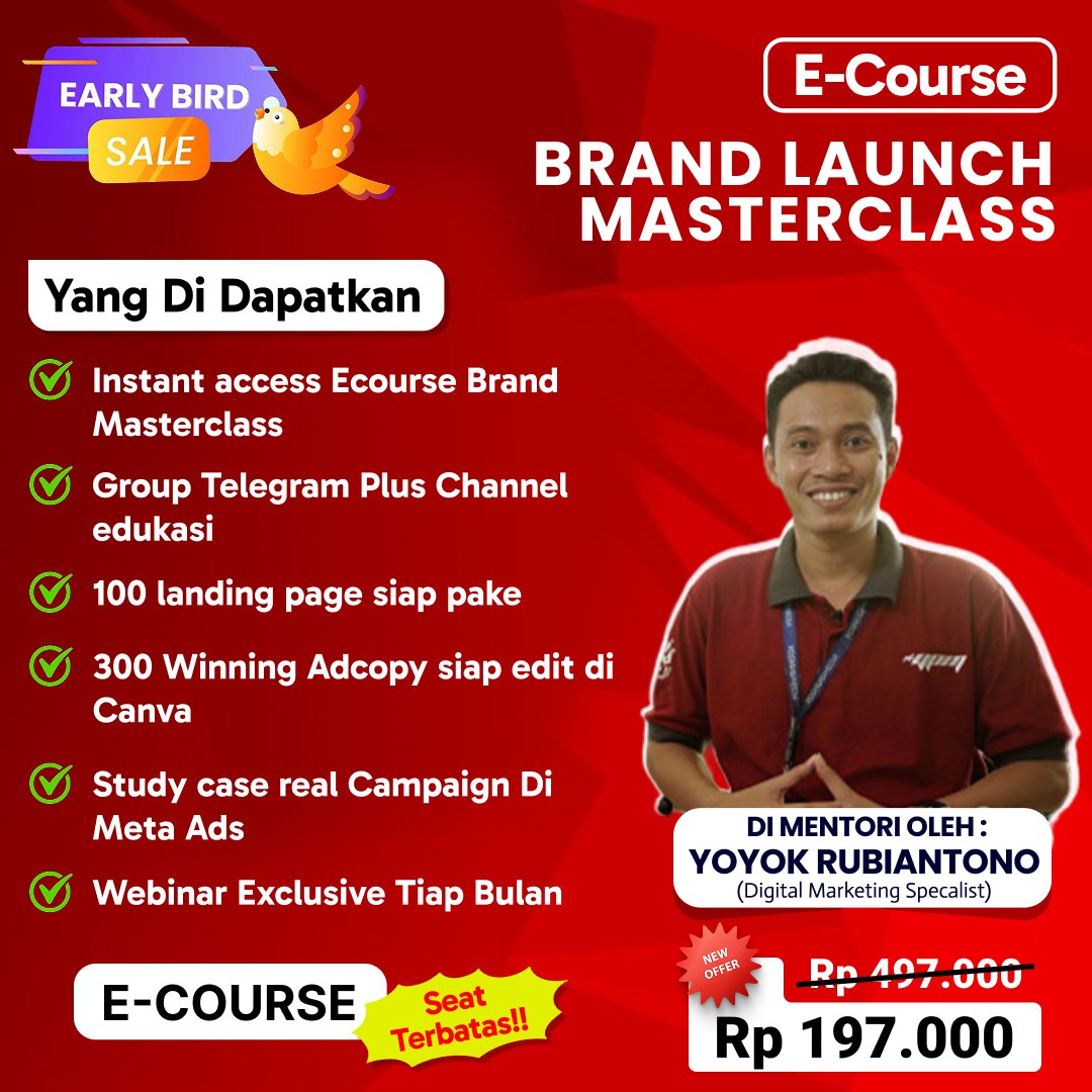 Ecourse Brand Launch MAsterclass logo