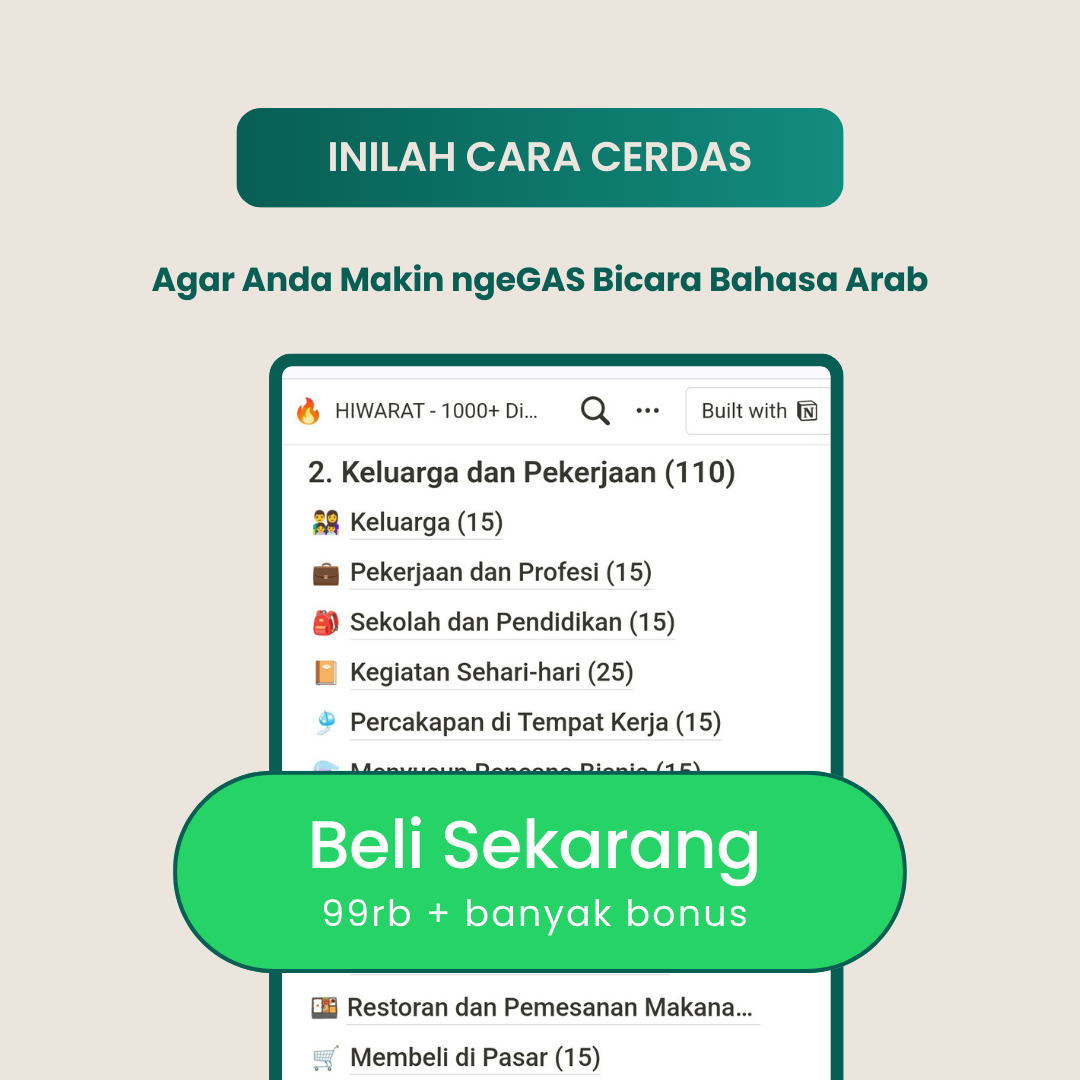 Hiwarat - Modul 1000+ Dialog Bahasa Arab