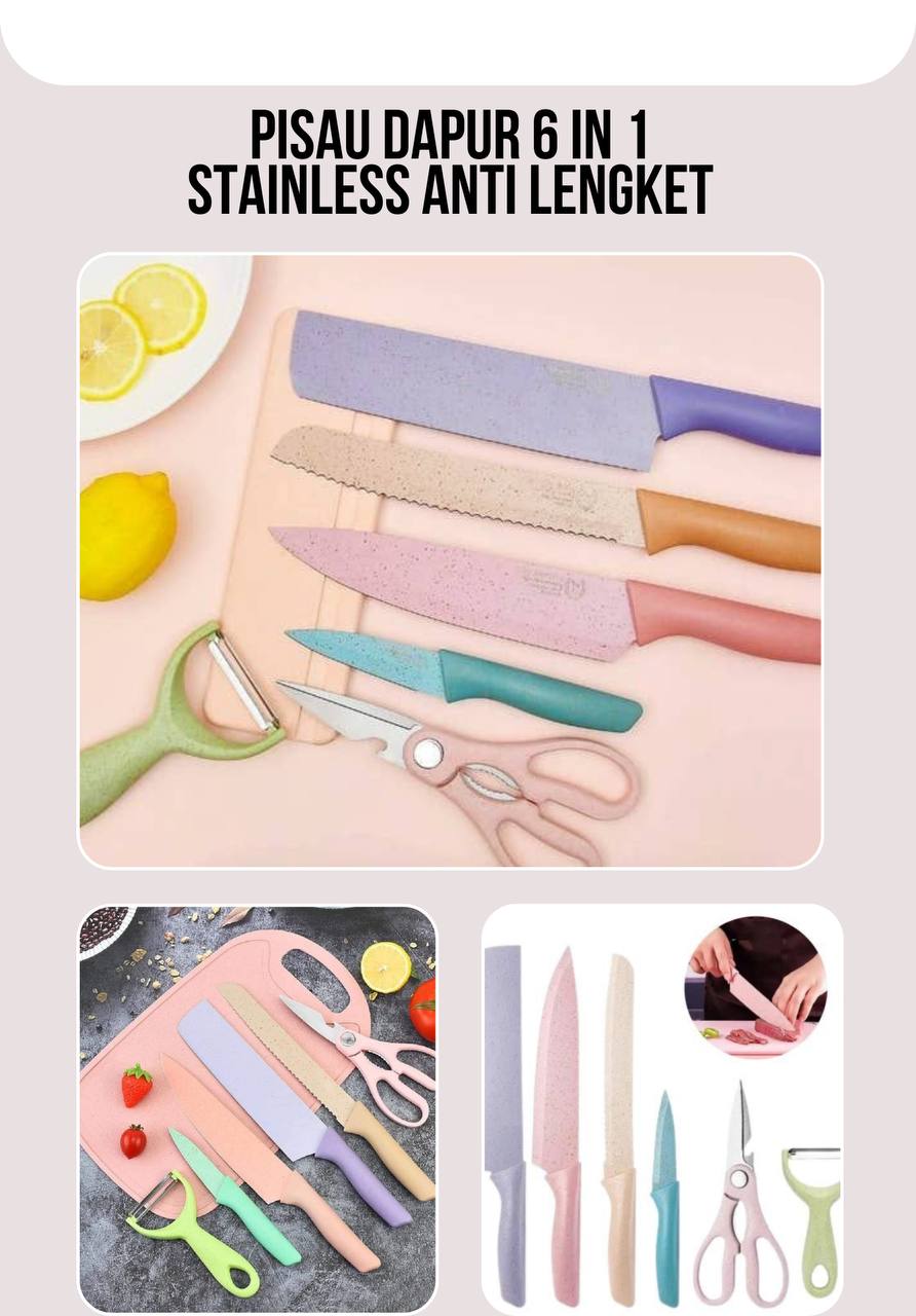 Pisau Set 6 in 1 G-Ads logo