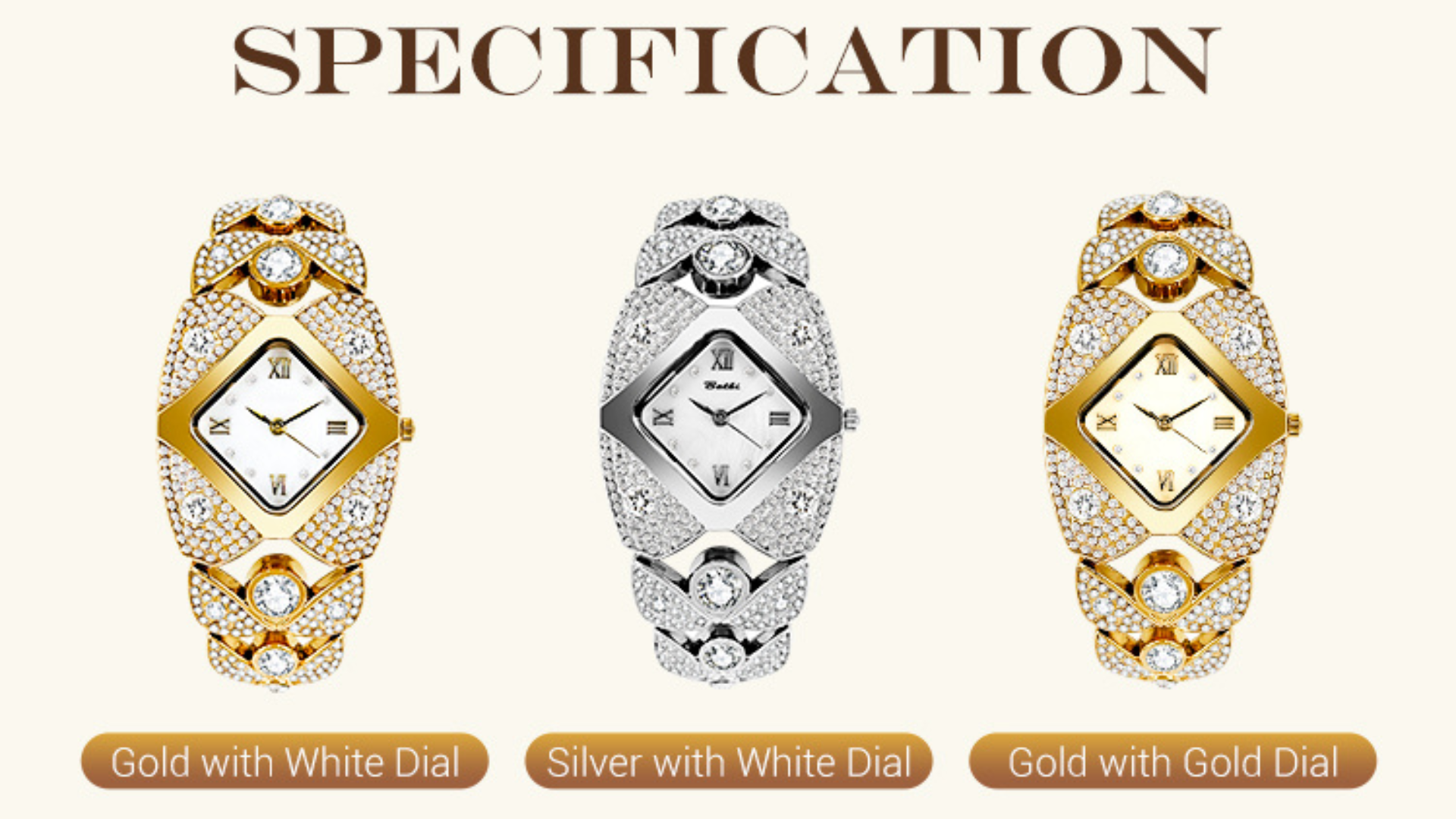 Sparkling Rhinestones Watch