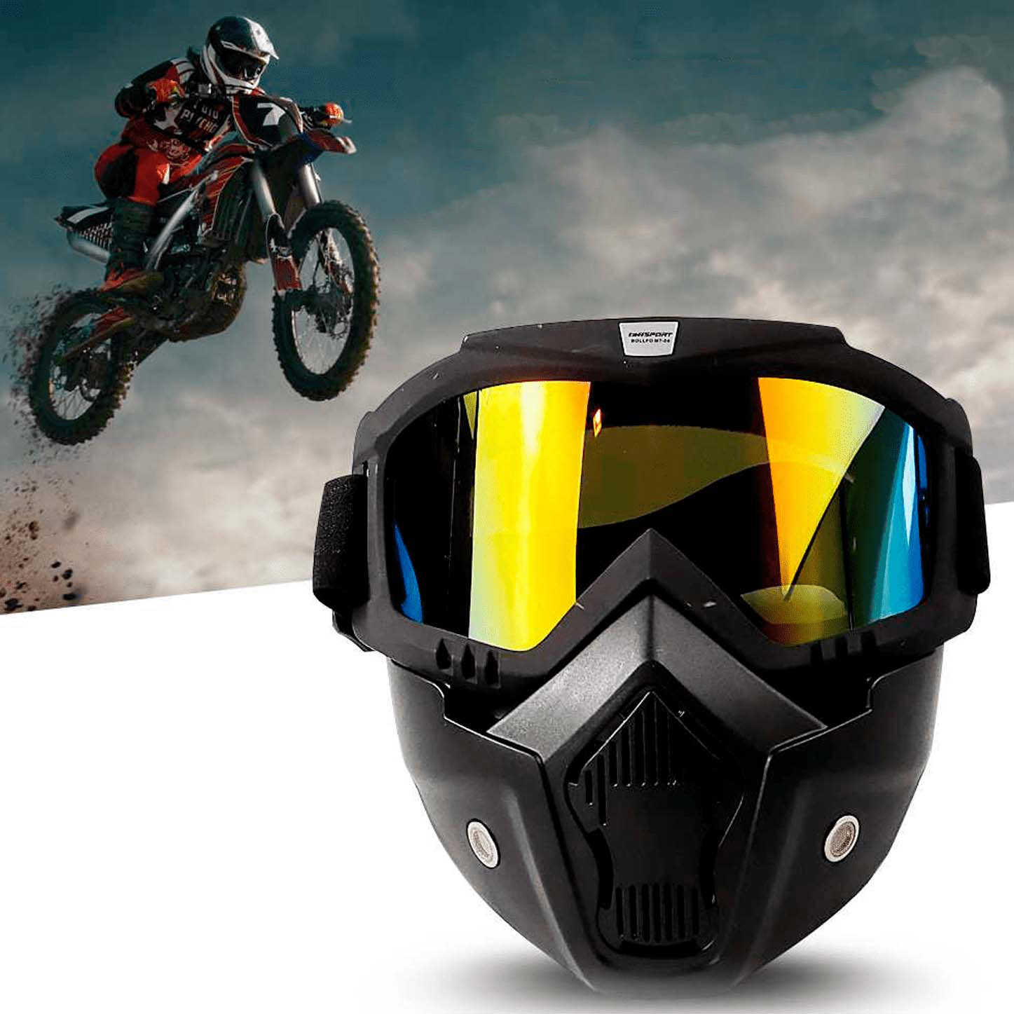 KYT Google USA  - Kaca Helm G1 logo