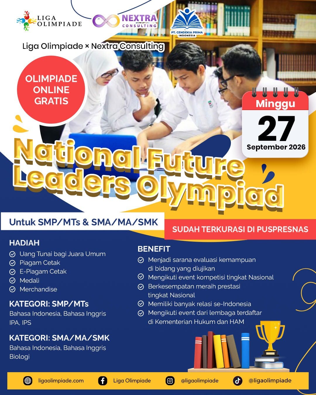 NATIONAL FUTURE LEADERS OLYMPIAD  2026 logo