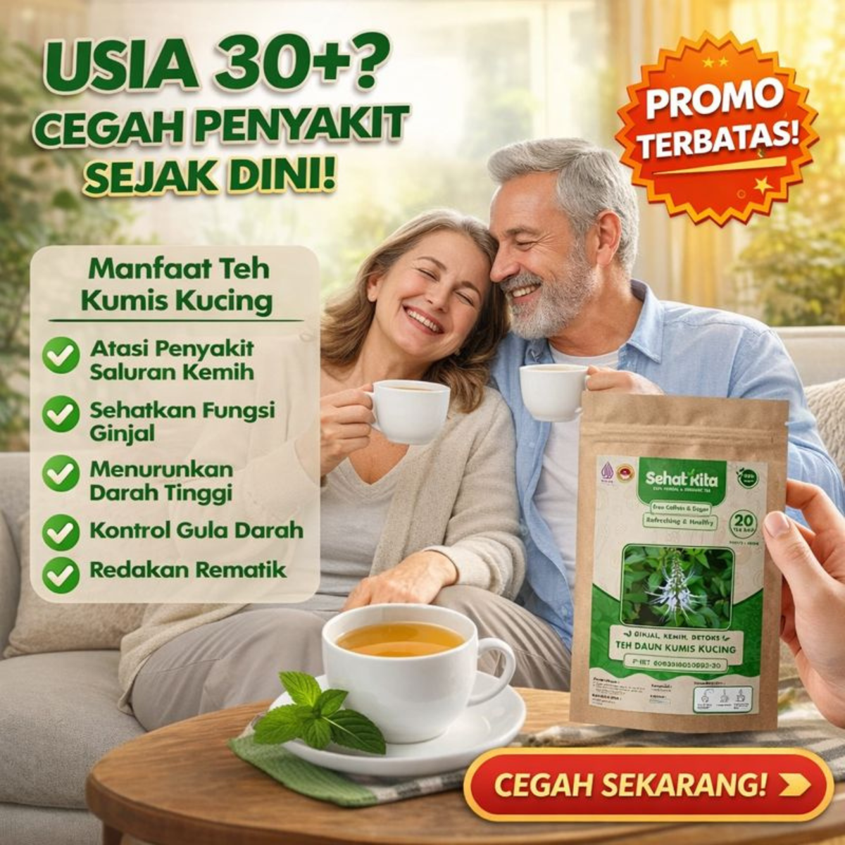 Teh Daun Kumis Kucing