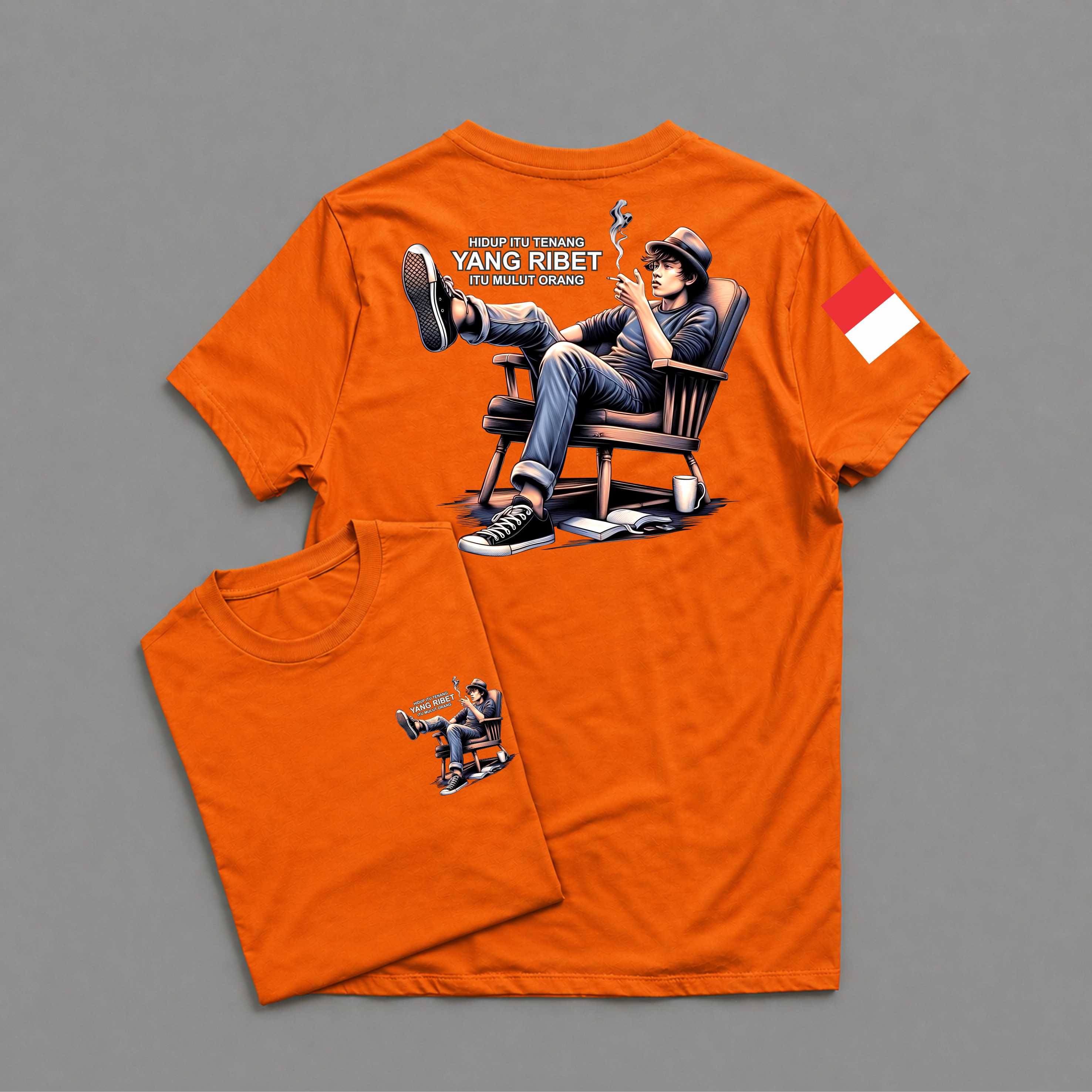 KAOS DEWASA HIDUP ITU TENANG, YG RIBET ITU MULUT ORANG