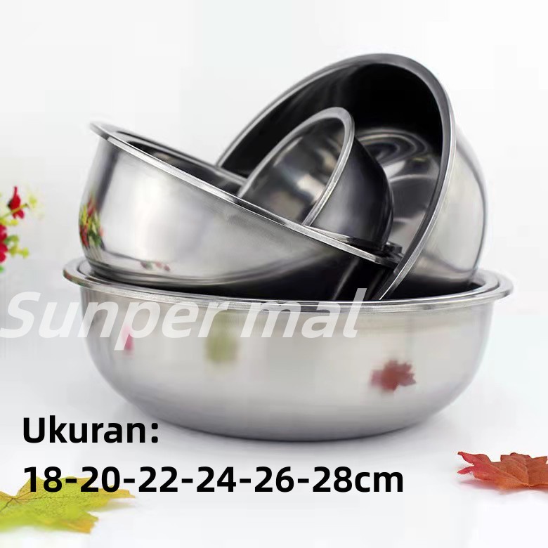Set Baskom Stainless ✨