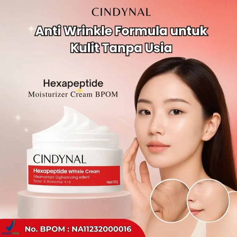 Hexapeptide Moisturizer Cream BPOM MR77-ER165 logo
