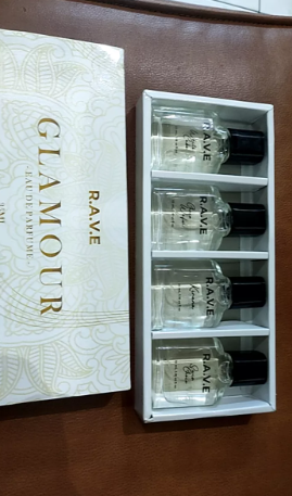 RVN Store | (4 Botol 35ml) Parfum Cewek/Cowok Rave Glamour BPOM