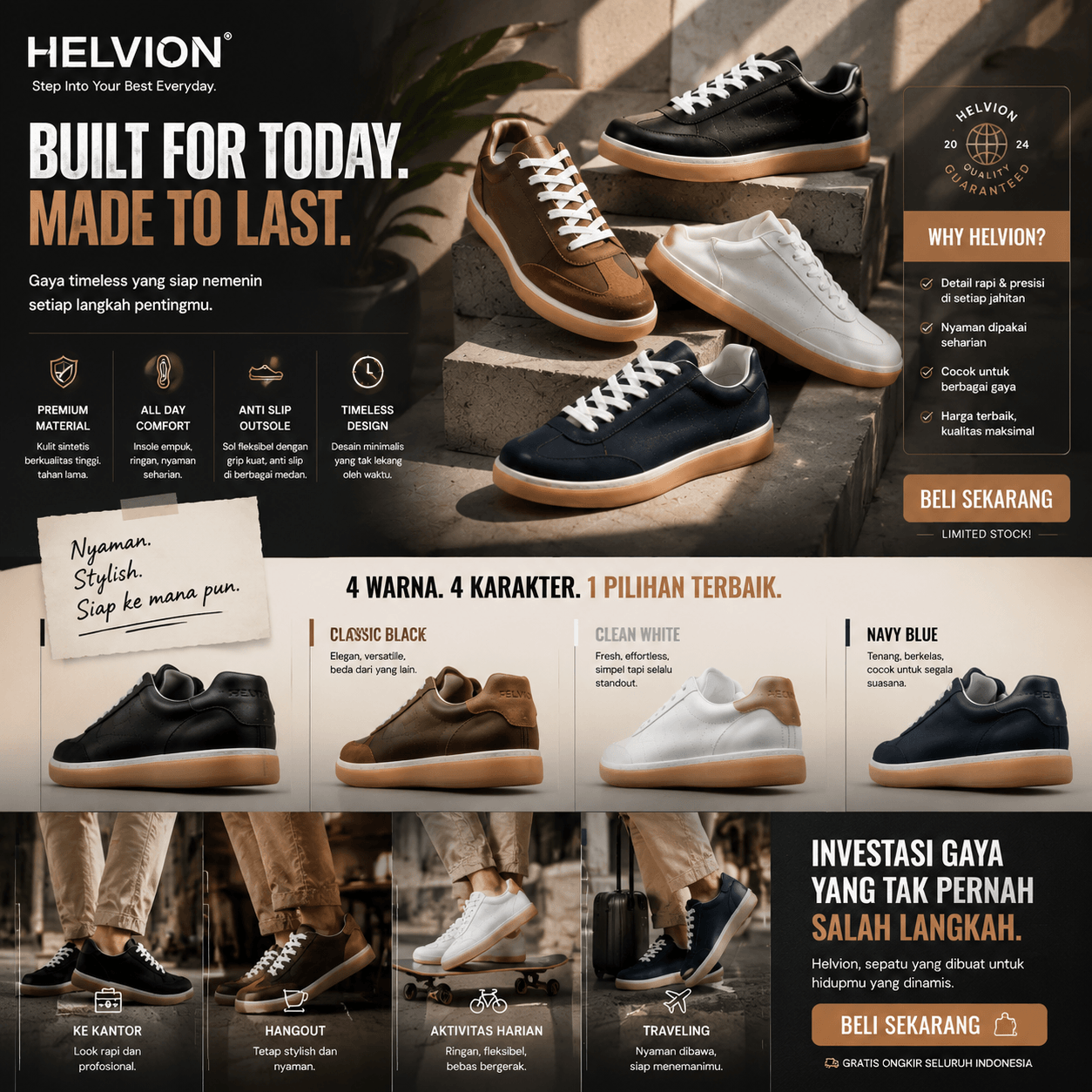 Sepatu Pria Helvino