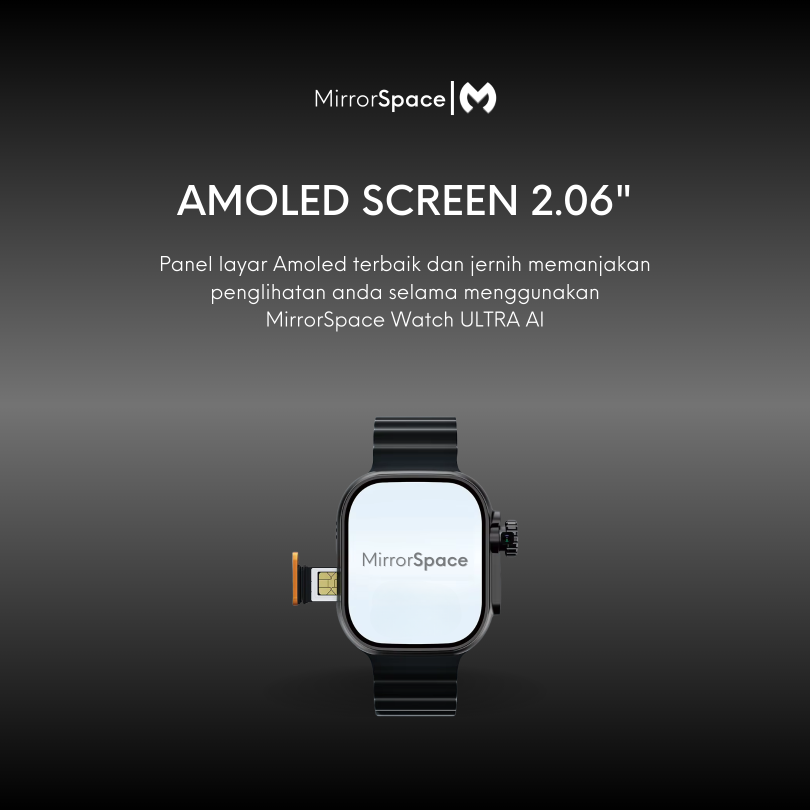 Ms Watch - MirrorSpace Ultra AI Android OS - MirrorSpace