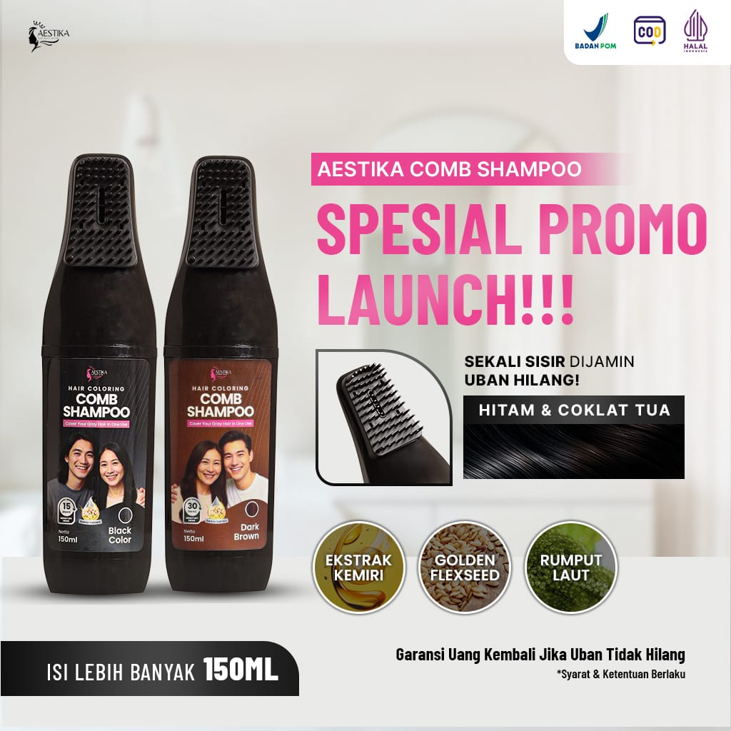 Aestika Hair Coloring Shampoo - Google Happy Broad logo