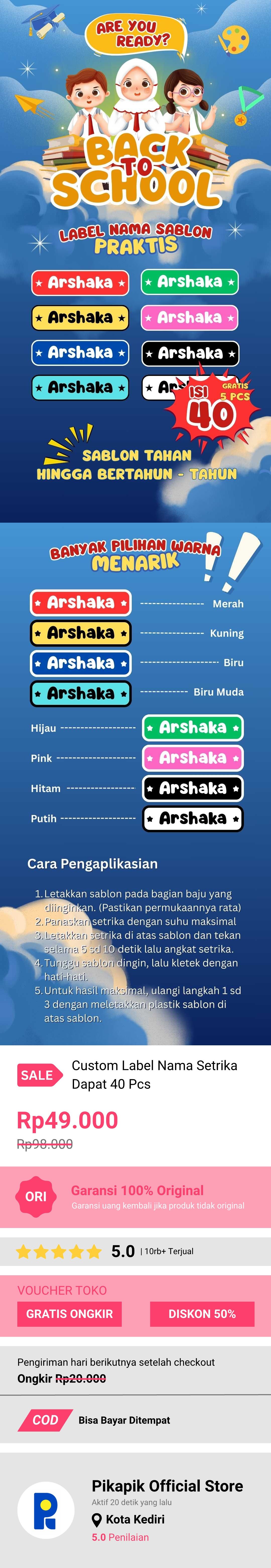 Label Nama FBFF logo