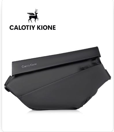 Men Calotiy Bag - Detail Magnetic Buckle