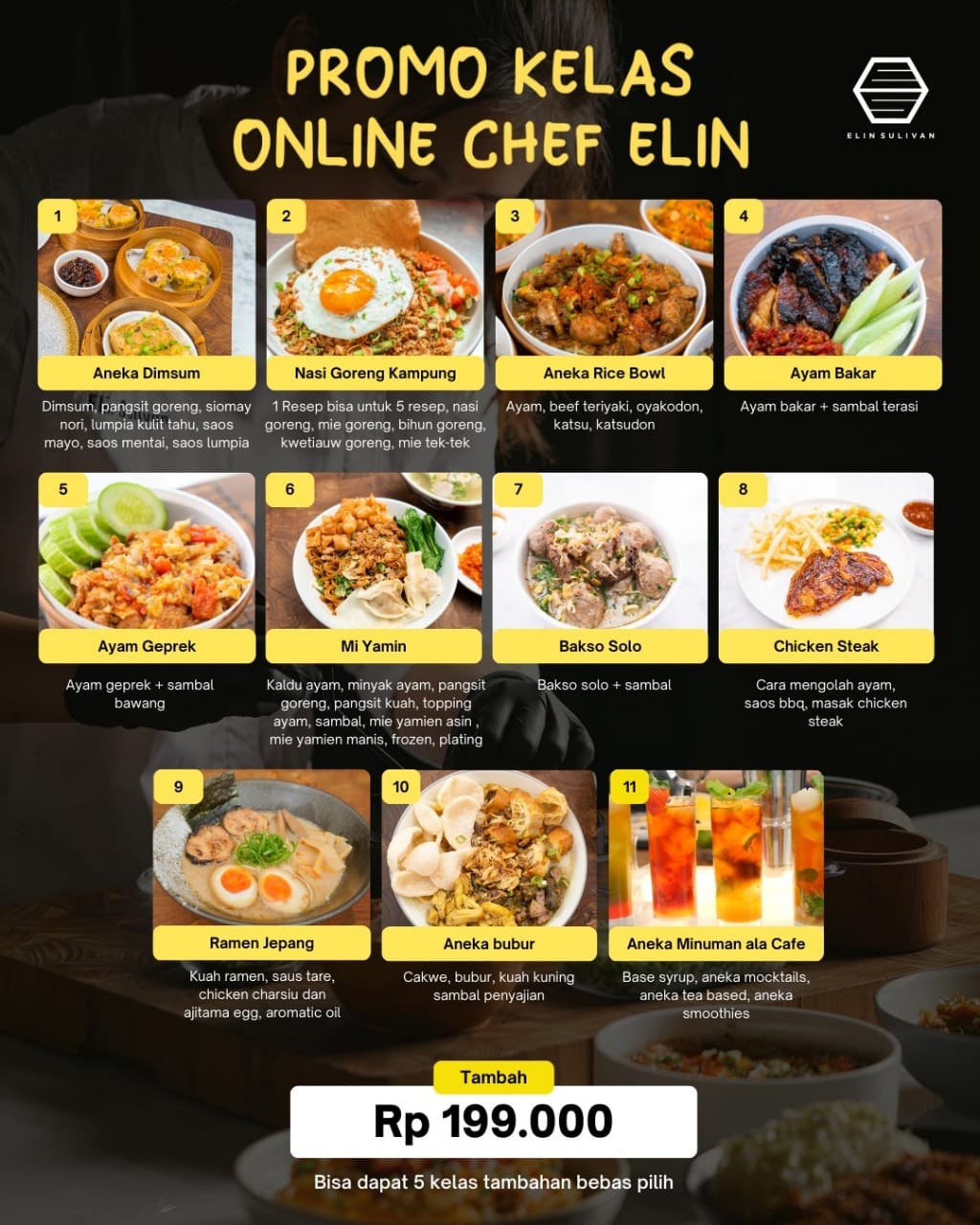 Promo Tambah 5 Kelas Online logo