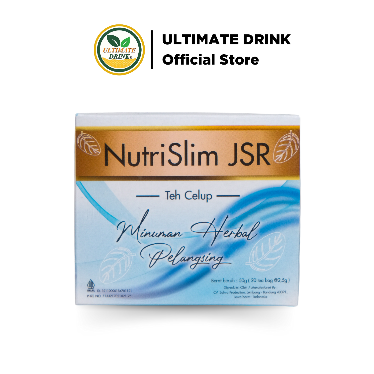 ULTIMATE DRINK - Nutrislim JSR Teh isi 20pcs logo