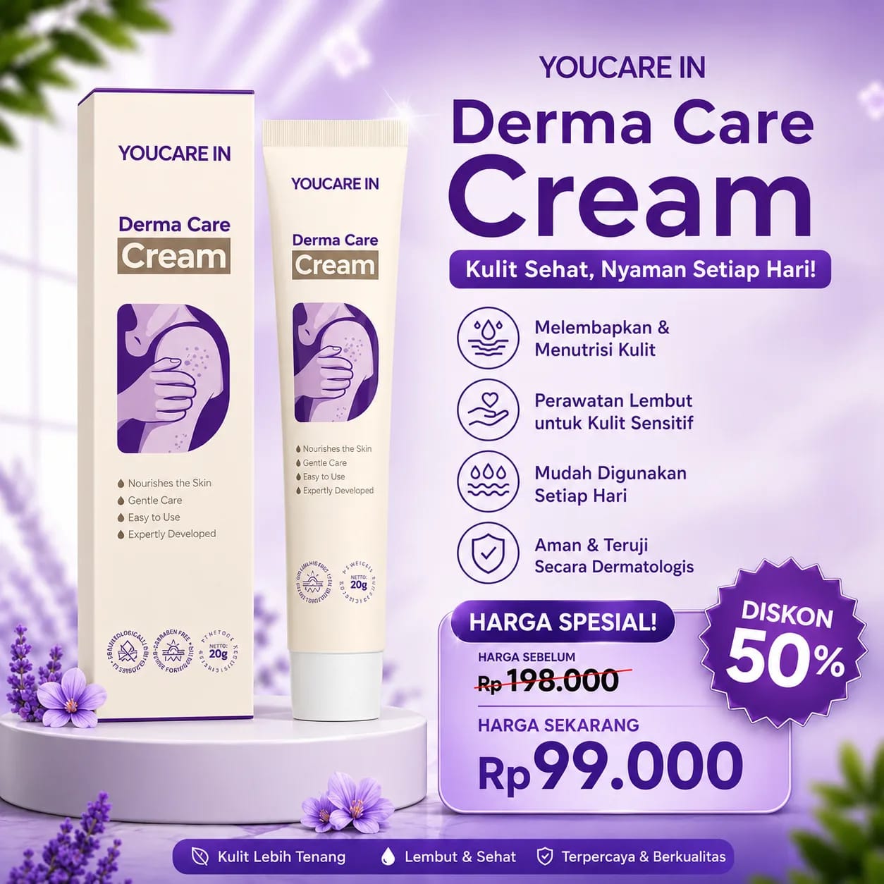 Cream Derma logo