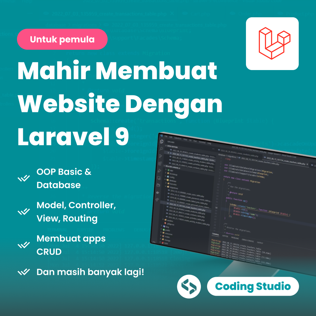 Mahir Membuat Website Dengan Laravel