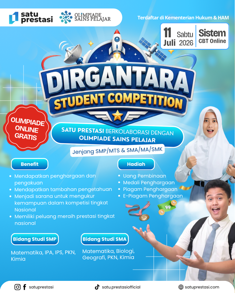 DIRGANTARA STUDENT COMPETITION - SABTU, 11 JULI 2026 - SP X OSP logo