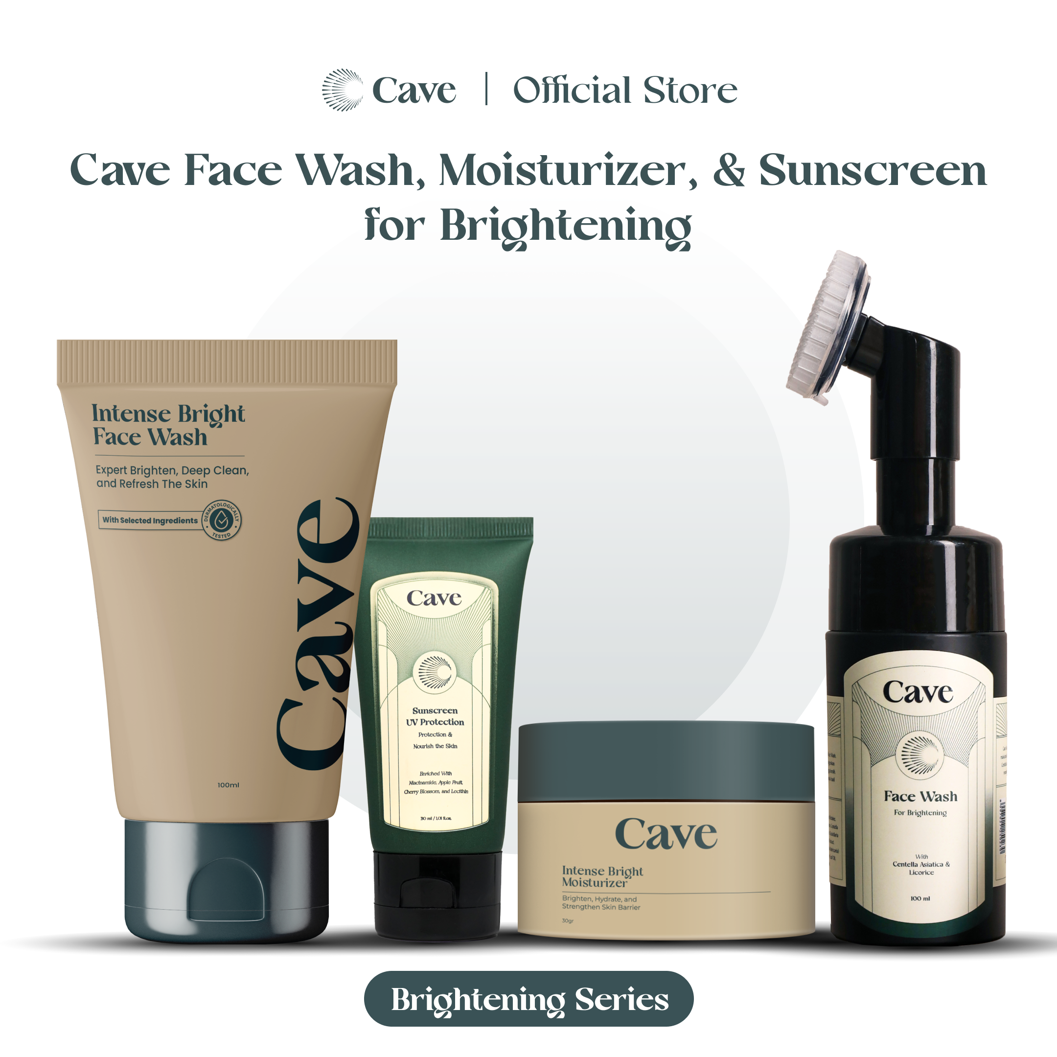 Cave face wash moisturizer sunscreen for brightening cave men s