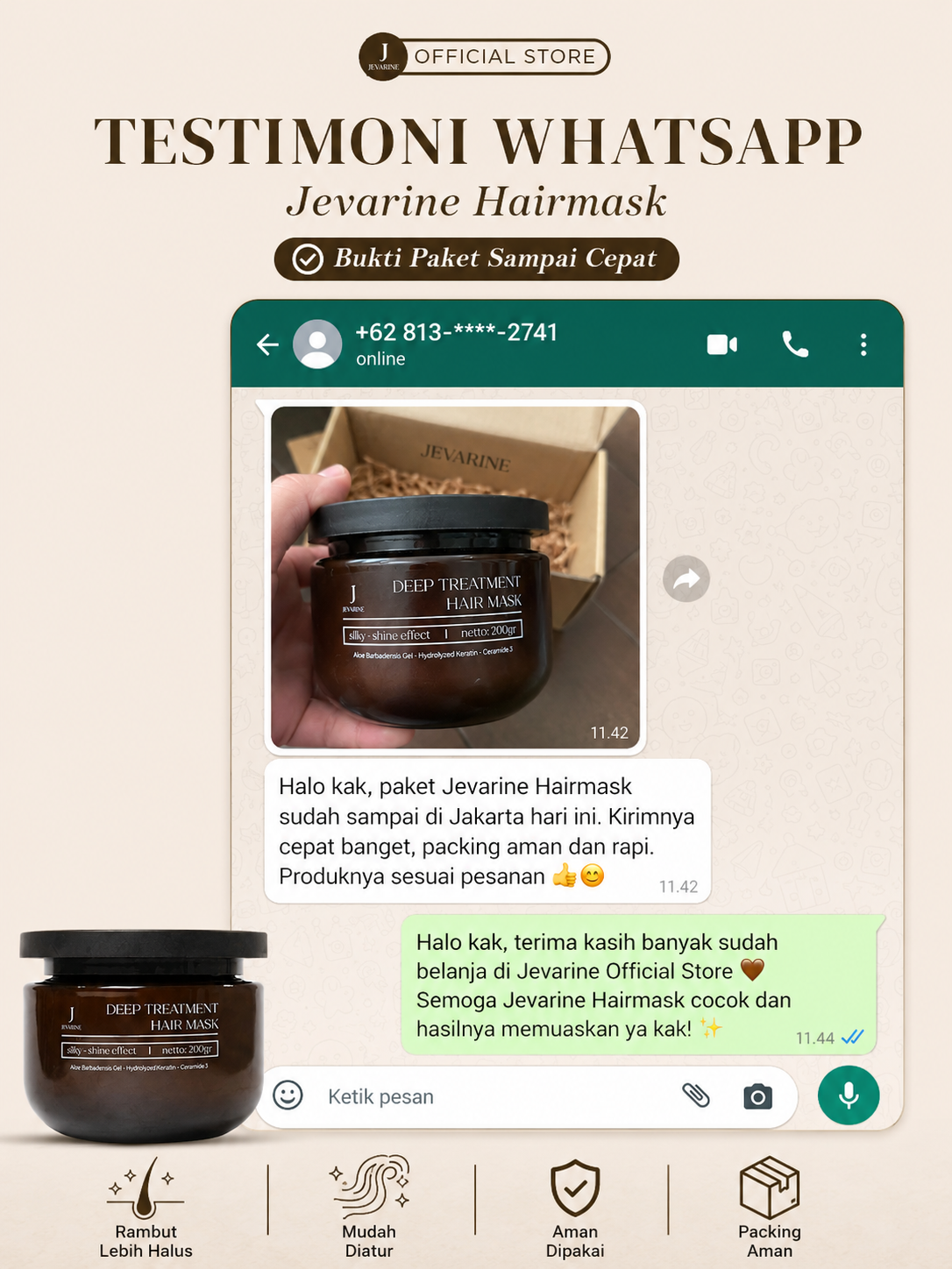 Testimoni Jevarine
