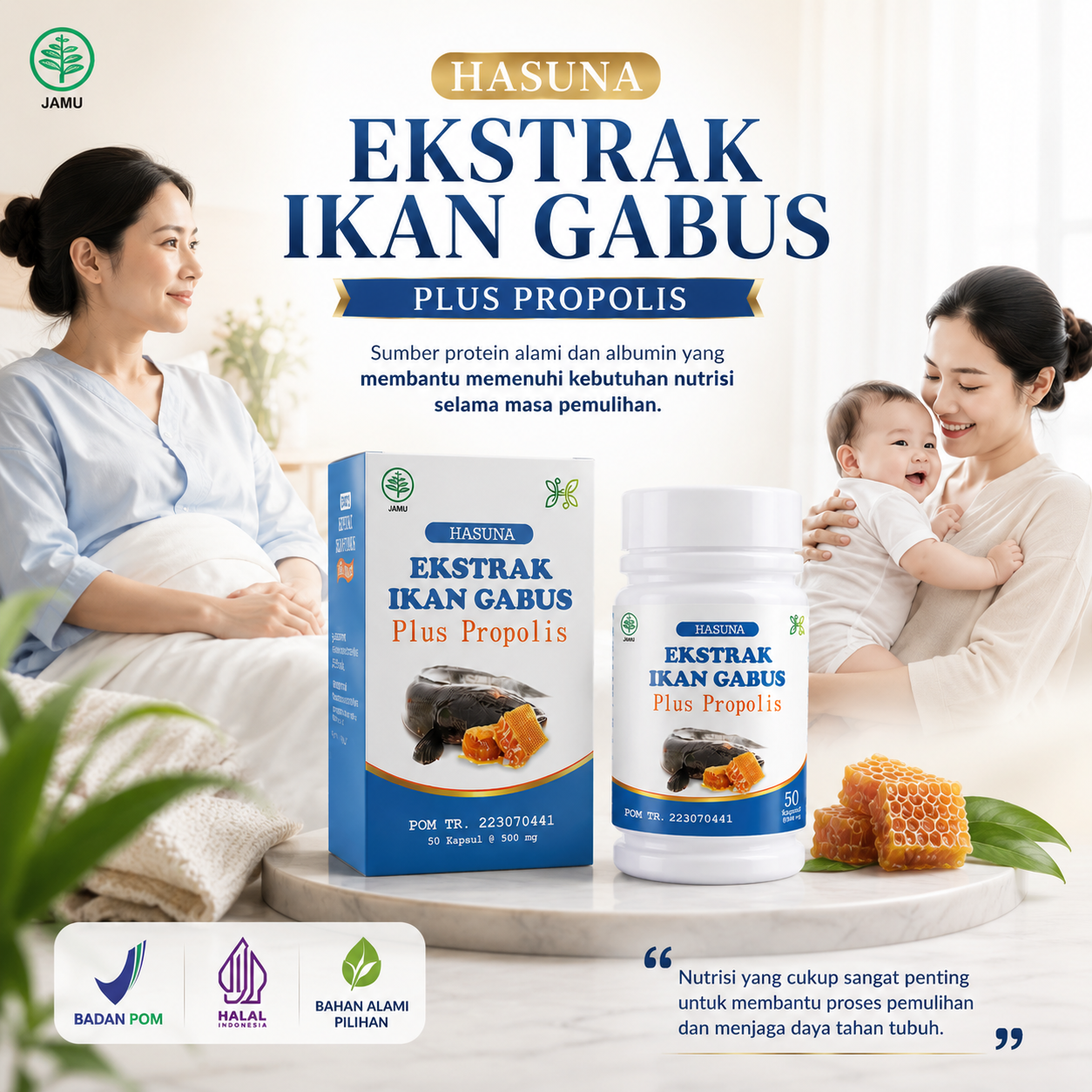 Promo Kapsul Ekstrak Ikan Gabus FBIFF logo