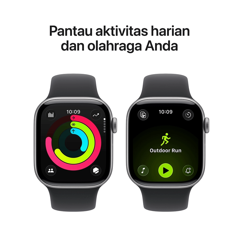 Apple Watch Series 11 46 mm - Alumunium - Jet Black / Black Sport Band