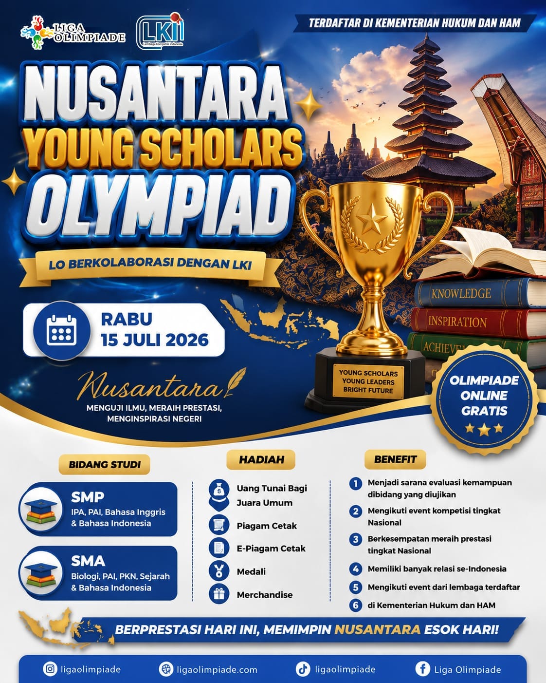 NUSANTARA YOUNG SCHOLARS OLYMPIAD 2026 logo