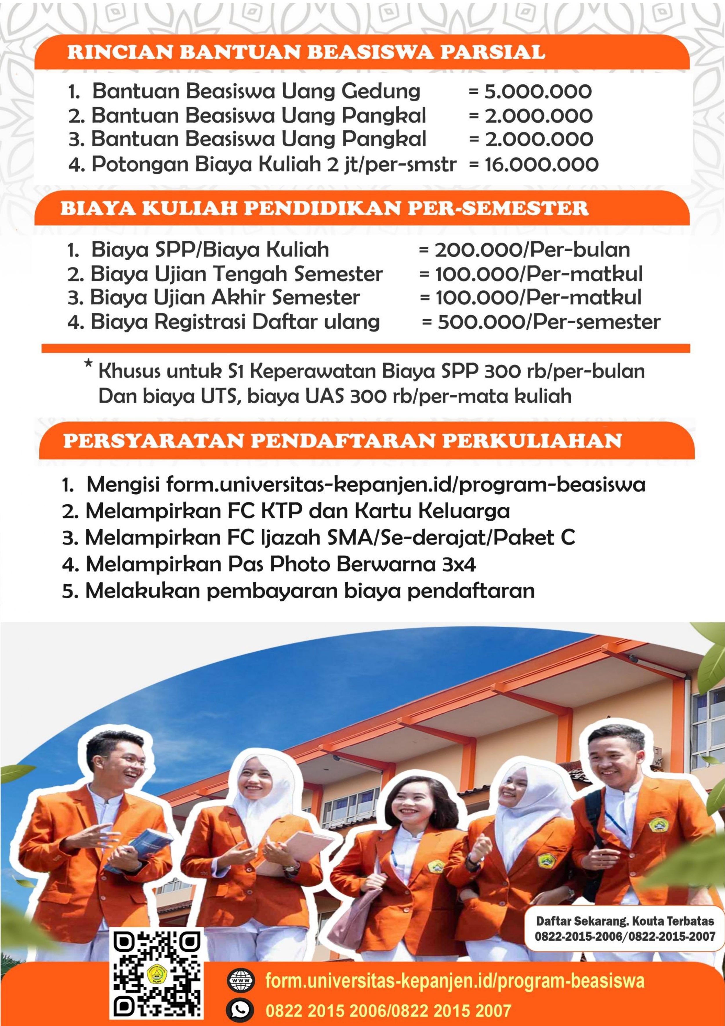 Program Khusus Beasiswa Parsial Universitas Kepanjen Malang (Kampus Kesehatan Pilihan Terbaik)
