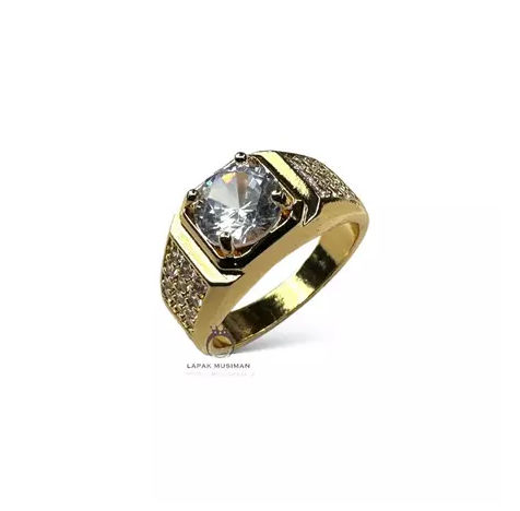 CINCIN BATU PERMATA MEWAH DAN ELEGAN - X1 LD