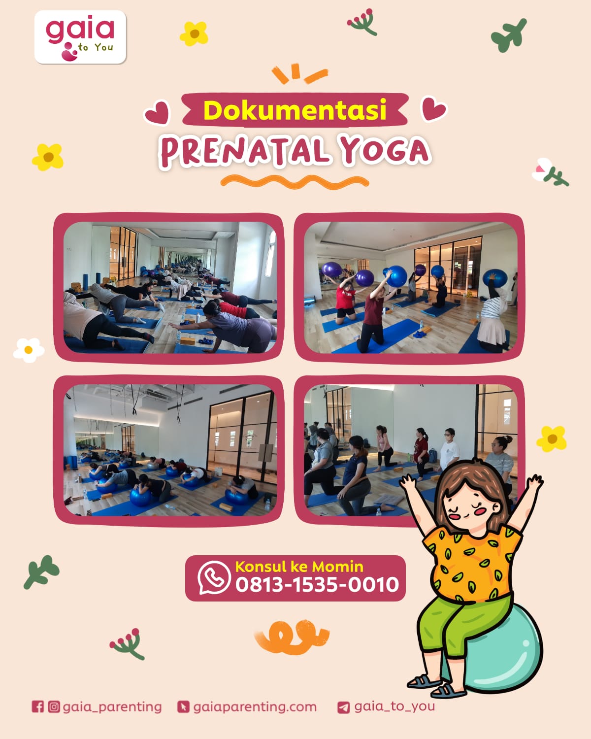 Private Prenatal Yoga Khusus Trimester 3 logo