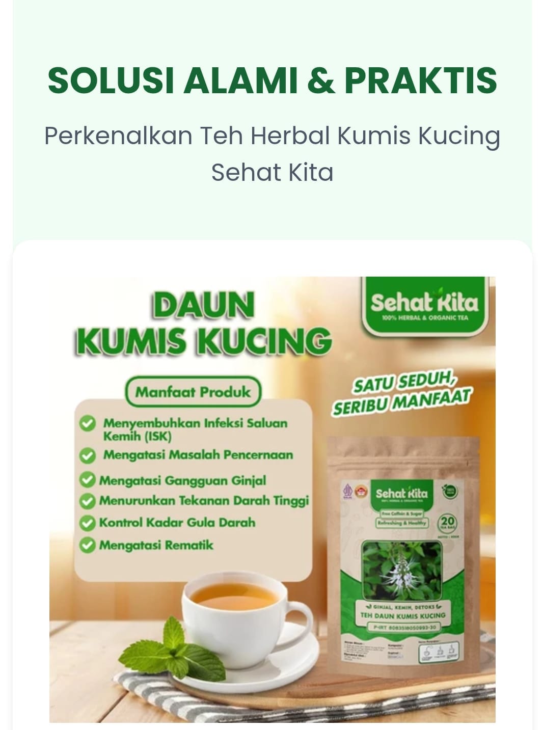 DAUN TEH KUMIS KUCING GTR logo