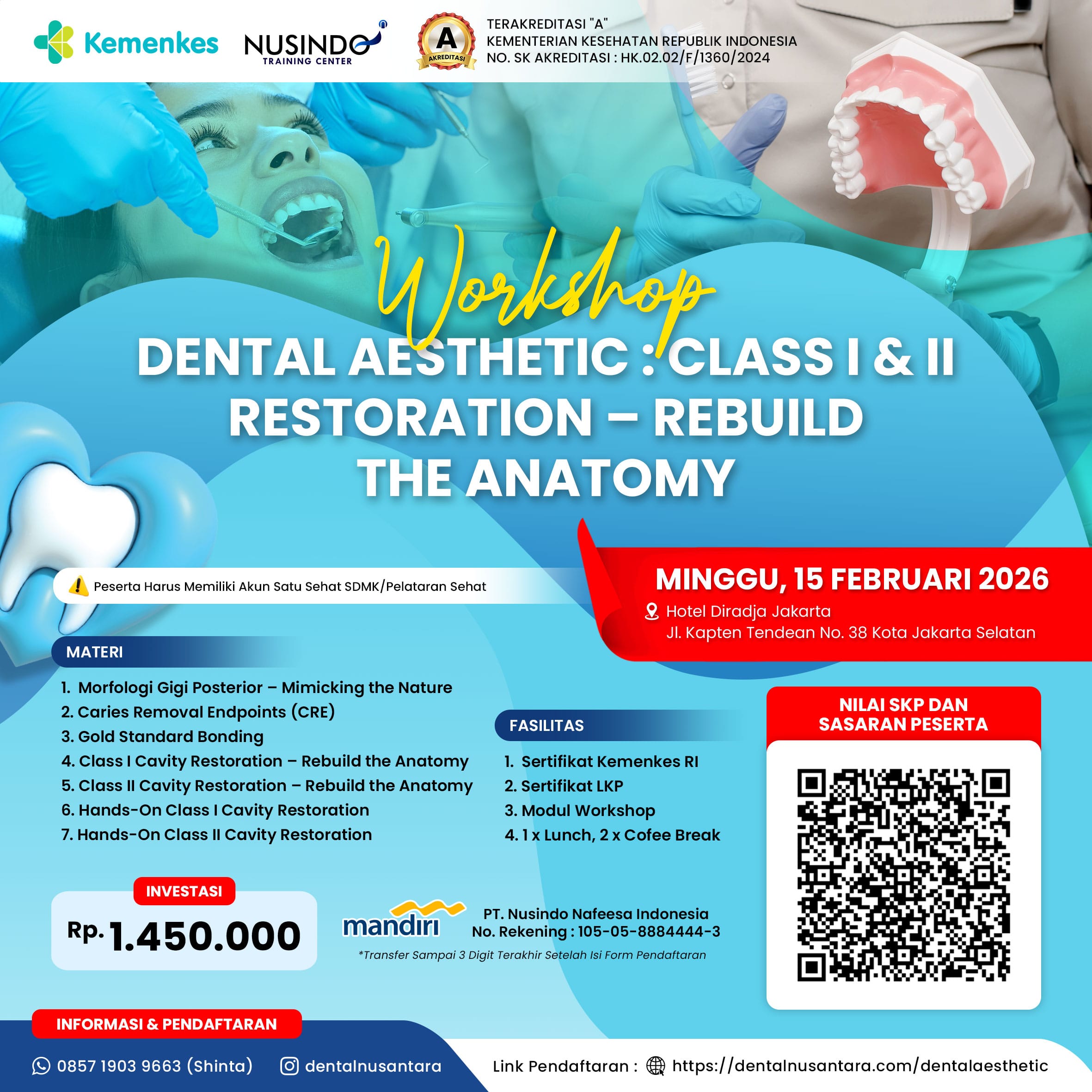 WORKSHOP DENTAL AESTHETIC logo