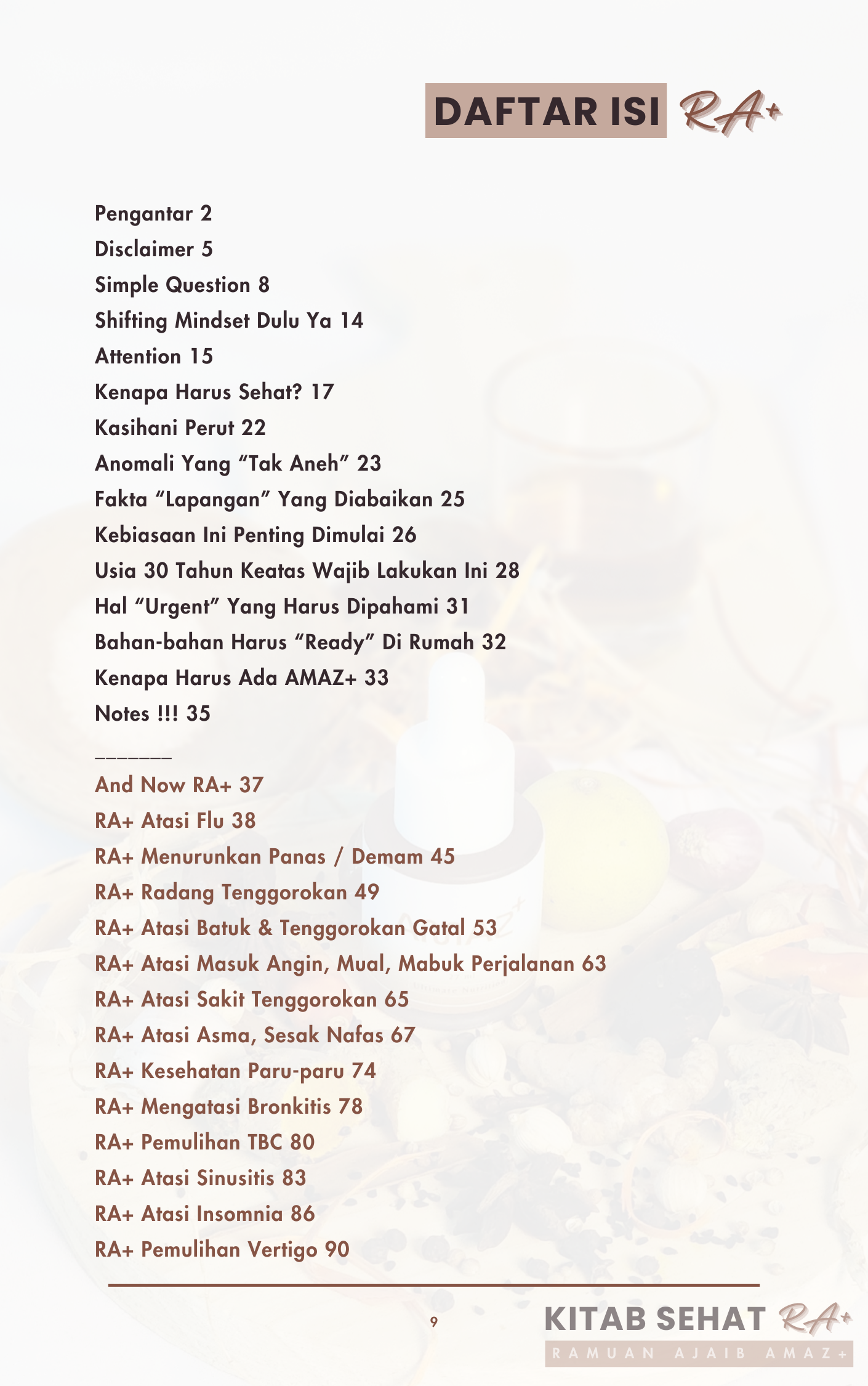 Kitab Sehat RA+ (Ebook Version)