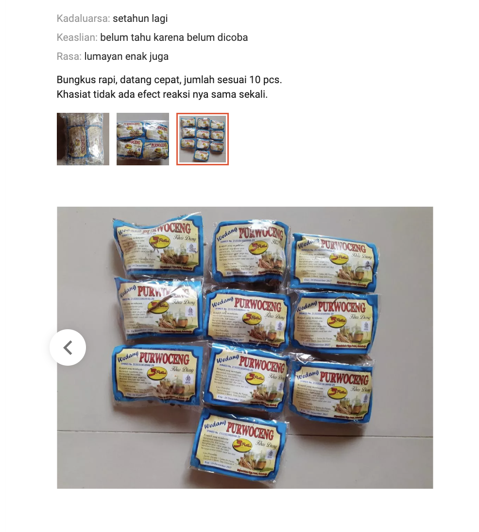 Wedang Rempah Purwoceng