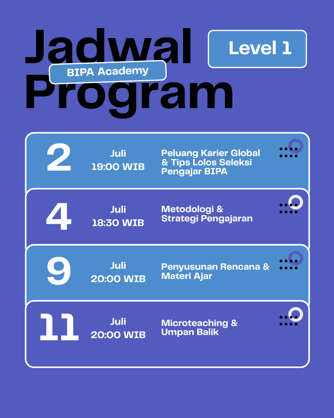 BIPA Academy Batch July 2026