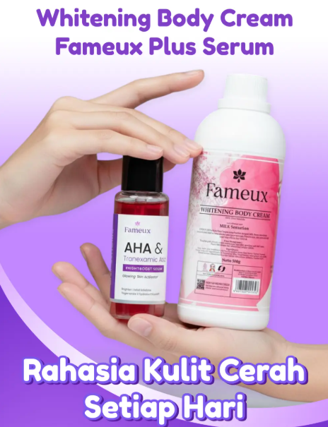 Fameux Whitening Body Cream Plus Serum logo