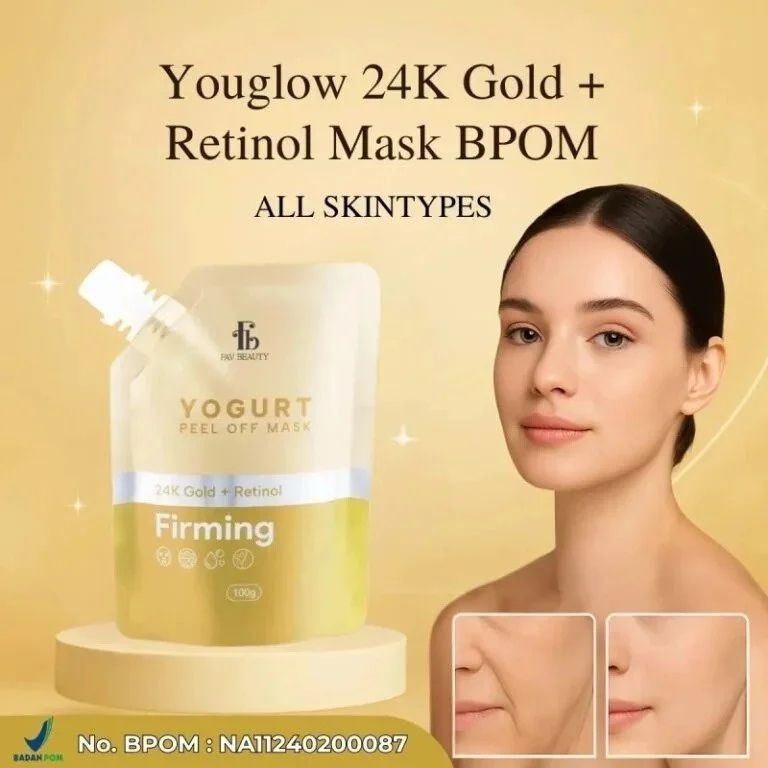YouGlow 24K Gold + Retinol Mask BL77-395 logo