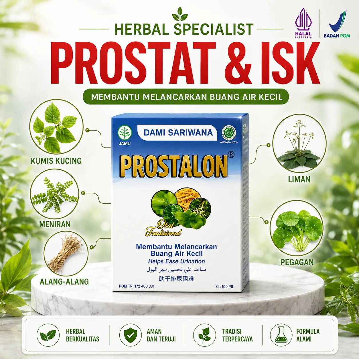 KAPSUL HERBAL PROSTALON logo