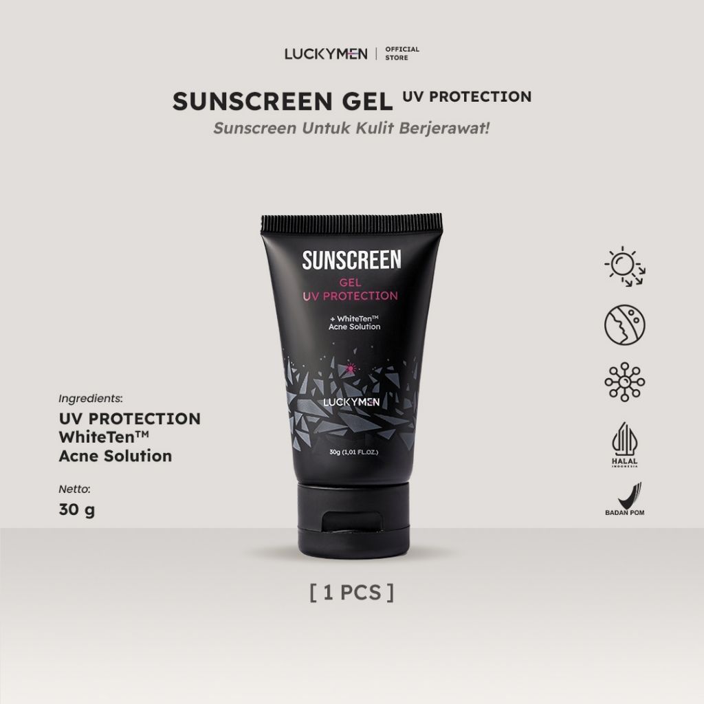 Luckymen Sunscreen Gel - LP logo