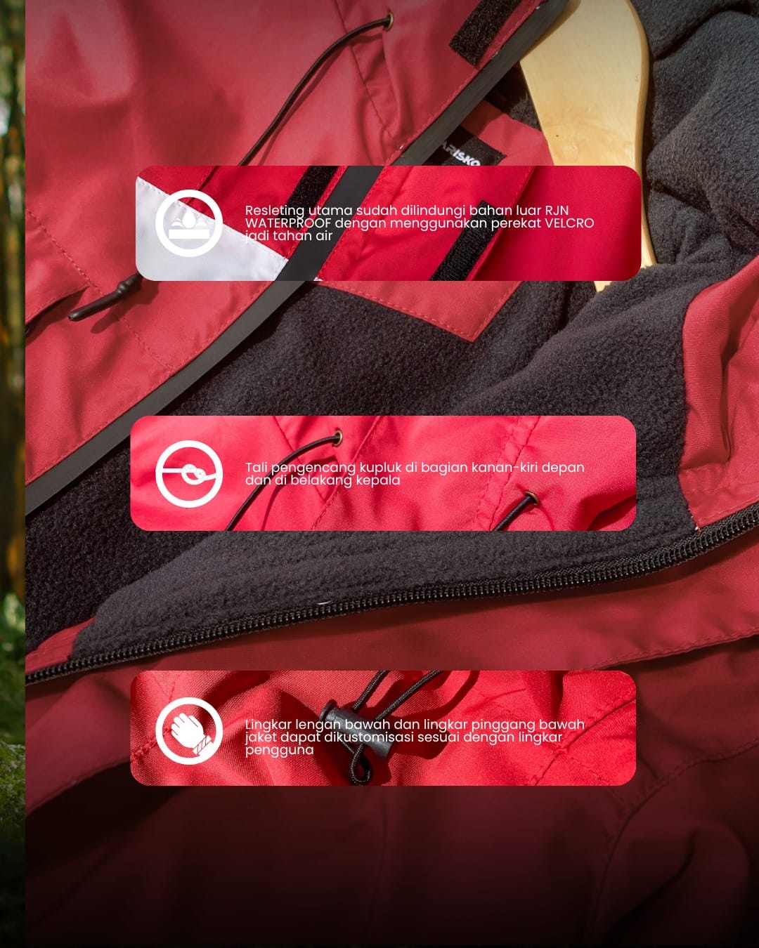 JAKET SATUNUSA GRATIS SABLON LOGO/NAMA