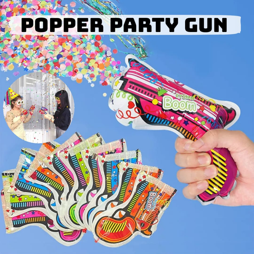 POPPER PARTY GUN MINI PESTA 10 pcs ⚡ logo