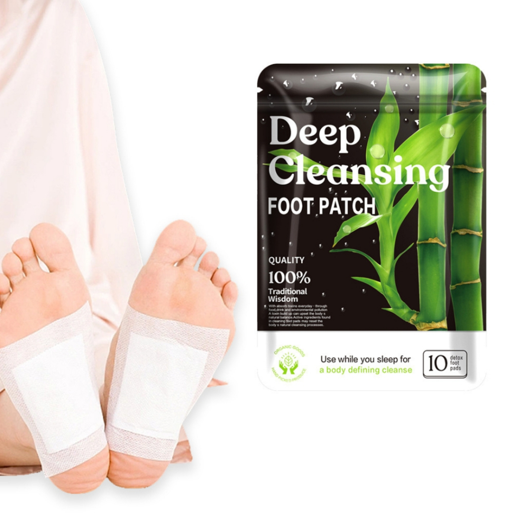 Deep Cleansing Foot Patch Koyo Detox Kaki Isi 10 Pcs