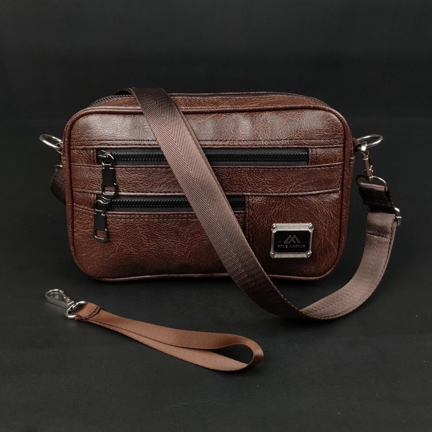 Tas Kulit Bonus Topi Kulit