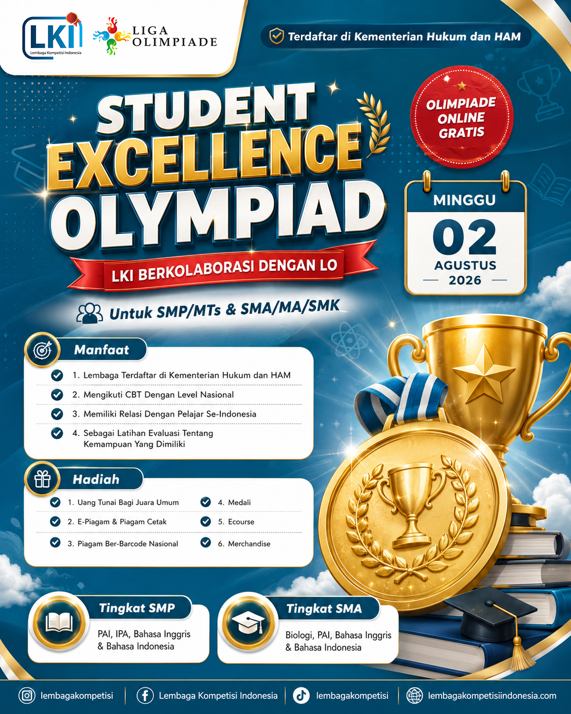 STUDENT EXCELLENCE OLYMPIAD - LKI X LO 2026 logo