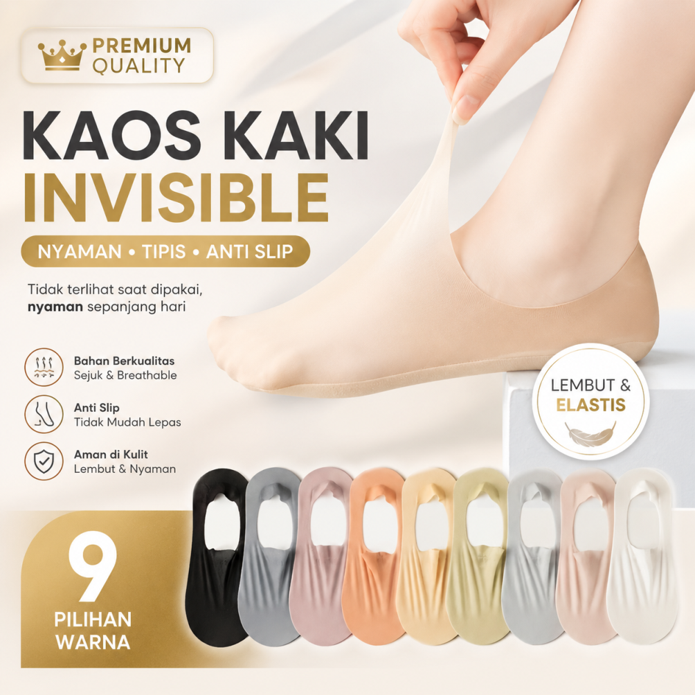 Women's ultra invisible socks 1