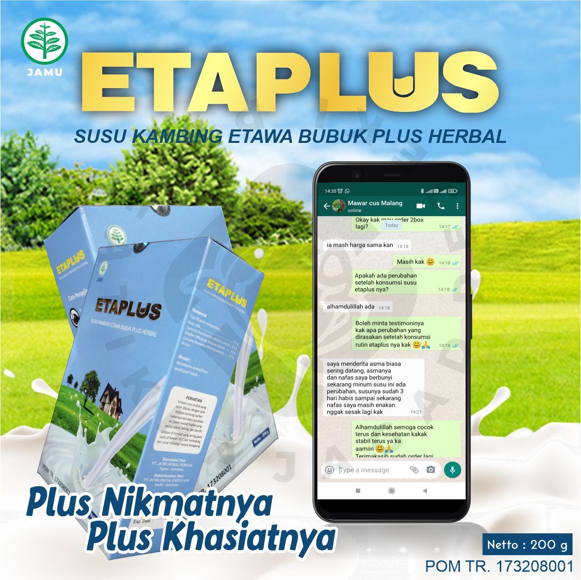 Susu Kambing Etawa ETAPLUS