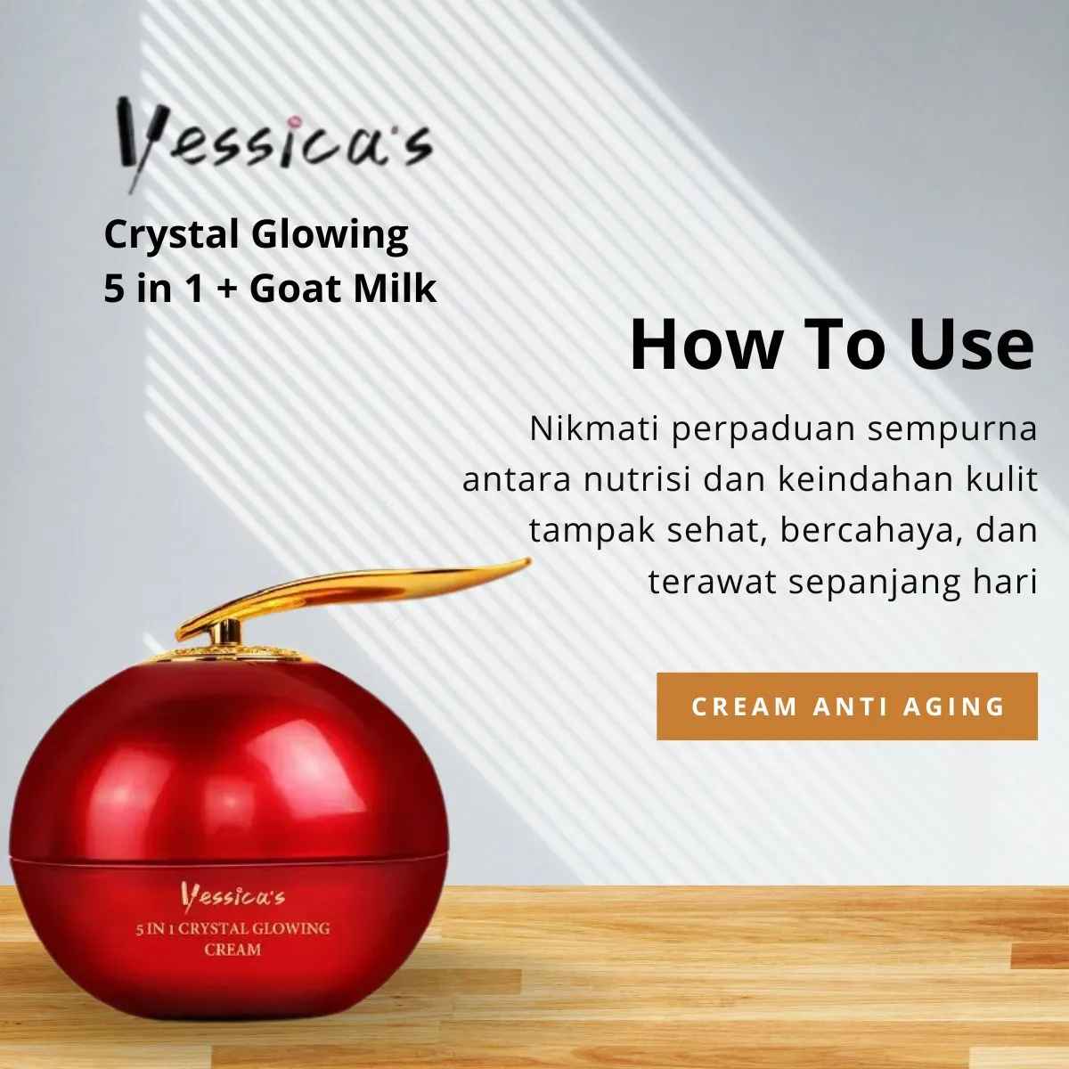 Yessica 's Crystal Glowing Cream TY77-FpAp