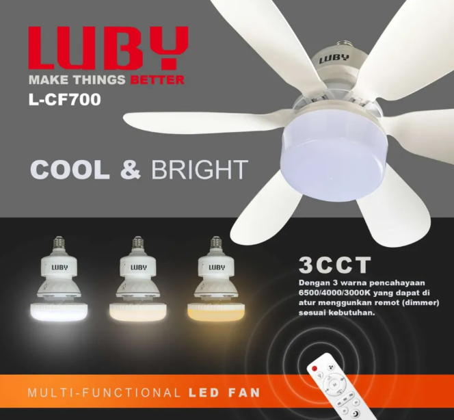 Lampu Kipas Remote 2in1 - AF logo