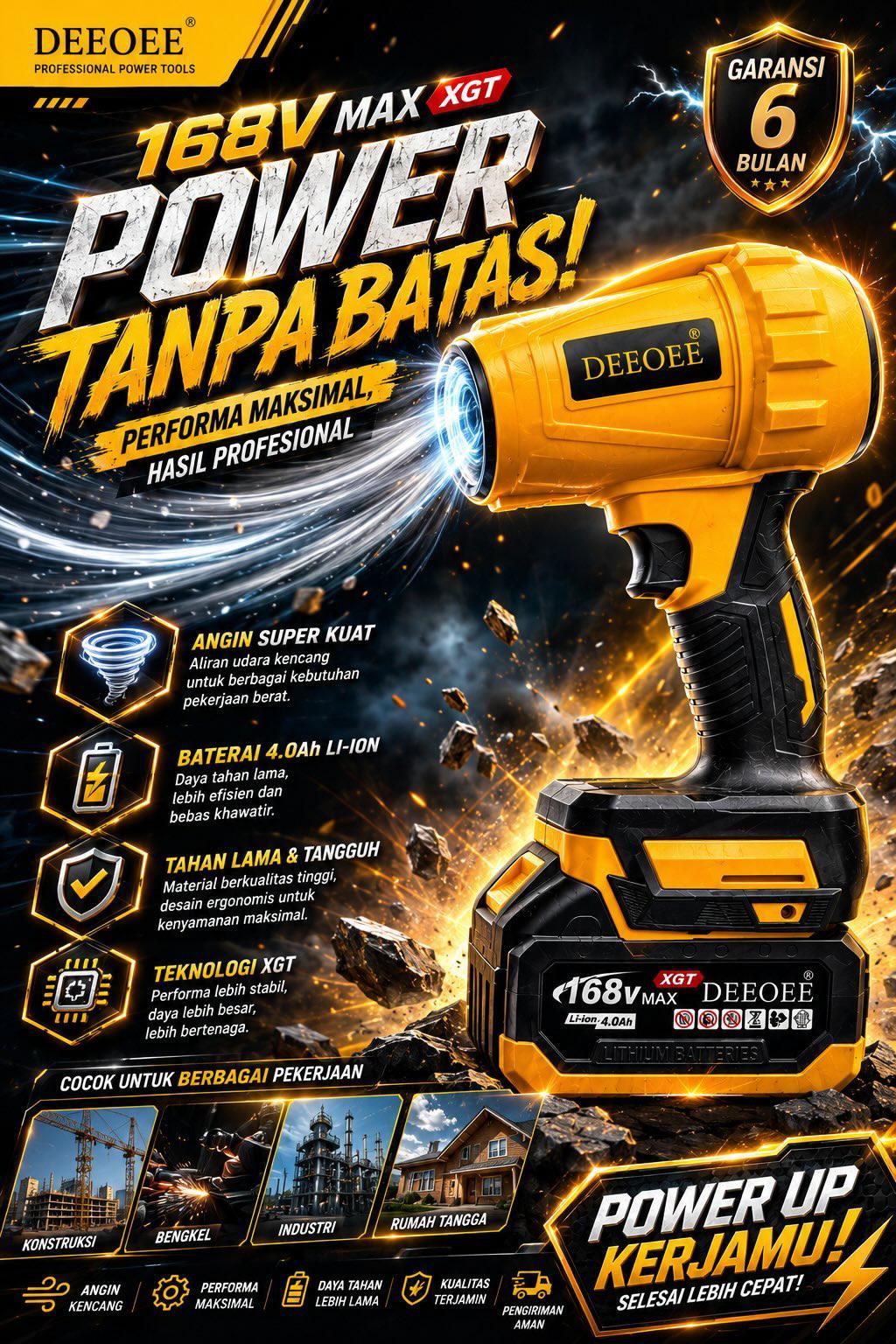 ZARIMI RockForce X21 Cordless Impact Breaker 21V