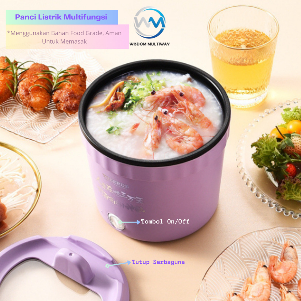 Panci Listrik Serbaguna 1,2L Anti Lengket ⚡ logo